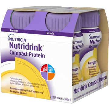 

Nutridrink Compact Protein s příchutí banánovou 4x125 ml