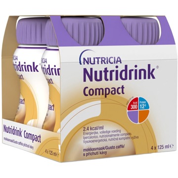 

Nutridrink Compact s příchutí kávy 4x125 ml
