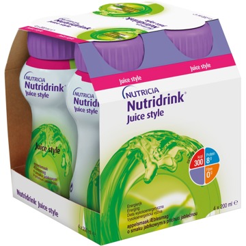 

Nutridrink Juice style s příchutí jablečnou 4 × 200 ml