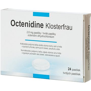 

Octenidine Klosterfrau 2,6 mg 24 pastilek