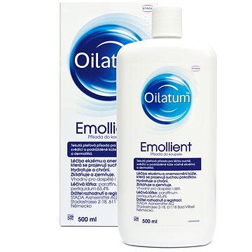 

Oilatum Emollient 634 mg/g přísada do koupele 1 × 500 ml
