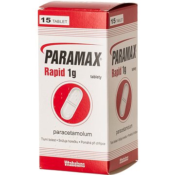 

Paramax Rapid 1 g k vnitřnímu užití 15 tablet