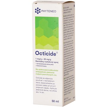 

Eneo Octicide 1 mg/g + 20 mg/g kožní sprej, roztok 50 ml