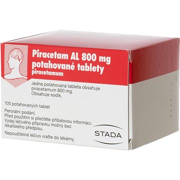 

Piracetam AL 800 mg 100 potahovaných tablet
