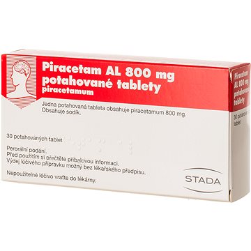 

Piracetam AL 800 mg 30 potahovaných tablet