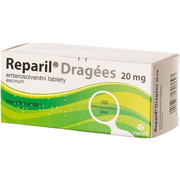 

Reparil Dragées 20 mg 100 tablet