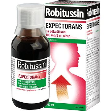 

Robitussin Expectorans 100 mg/5 ml, sirup na odkašlávání 100 ml