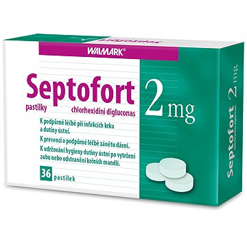 

Septofort 2 mg 36 pastilek