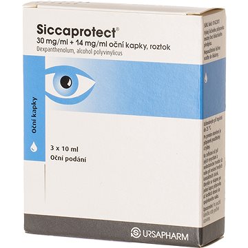 

Siccaprotect oční kapky 3 × 10 ml