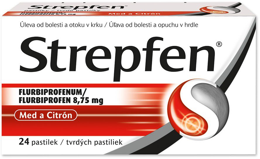 

Strepfen Med a citron 8,75 mg 24 pastilek
