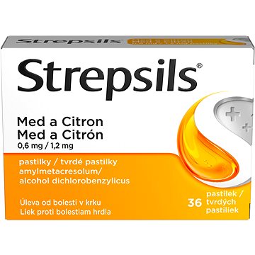 

Strepsils Med a citron 36 pastilek