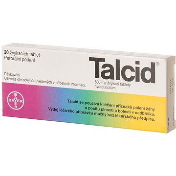 

Talcid 20 žvýkacích tablet