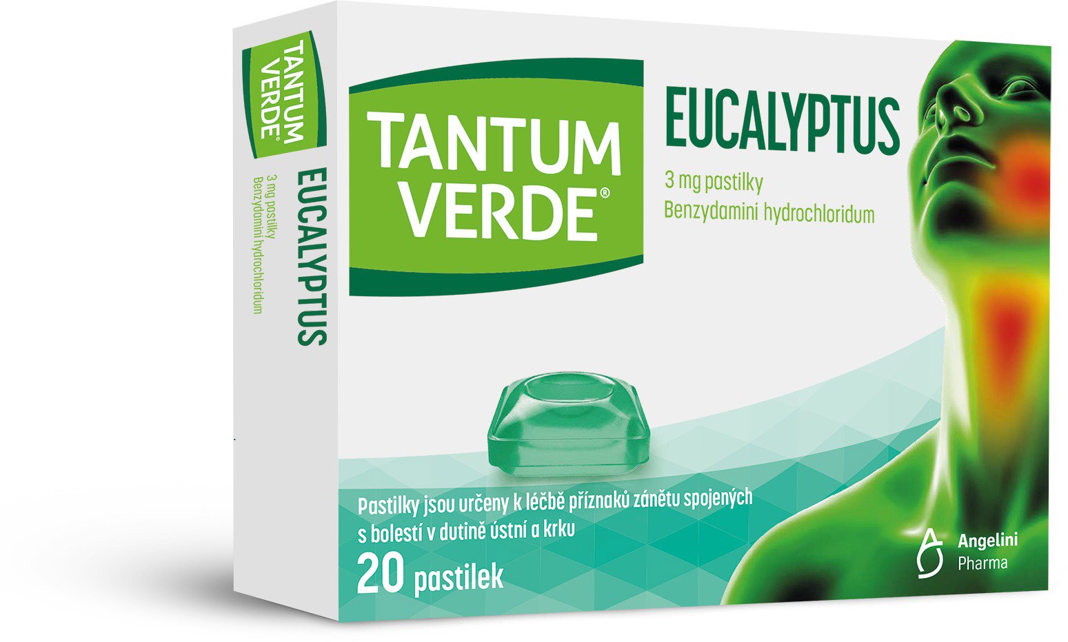 

Tantum Verde Eucalyptus 3 mg 20 pastilek