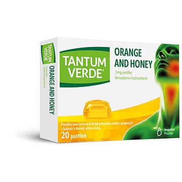 

Tantum Verde Orange and Honey 3 mg 20 pastilek