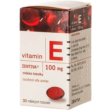 

Vitamin E 100 mg 30 měkkých tobolek