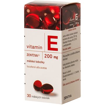 

Vitamin E 200 mg 30 měkkých tobolek