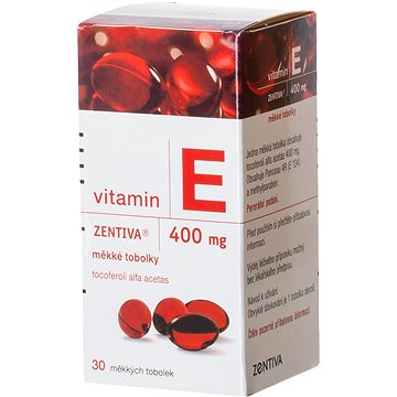 

Vitamin E 400 mg, 30 měkkých tobolek
