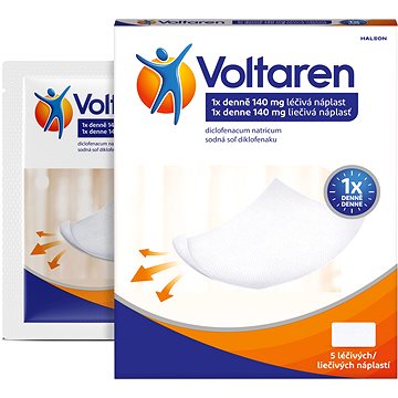 

Voltaren 140 mg léčívá náplast proti bolesti 5 ks