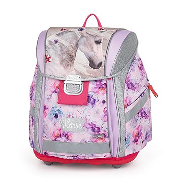 

Oxybag Školní batoh Premium Light kůň romantic