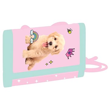 Oxybag dětská textilní peněženka mazlíčci Pink