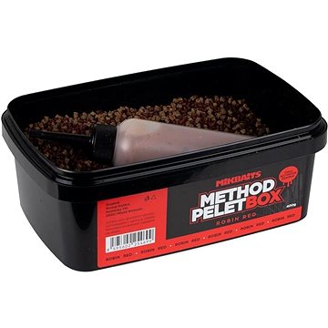 

Mikbaits Method pelet box 400 g Robin Red + 120 ml Activator