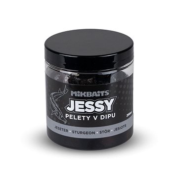 

Mikbaits Pelety v dipu Jessy jeseter řada Jessy 250 ml 20 mm