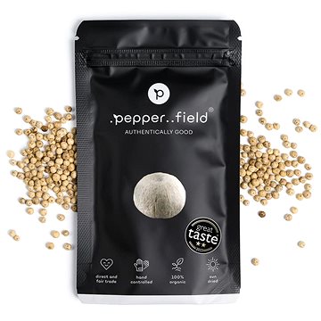 

.pepper..field Bílý Kampotský pepř 50 g