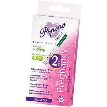

PEPINO Těhotenský test Dipstrip 2 ks