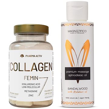 

Pharma Activ Collagen Femin tob.90 + Masážní afrodiziakální olej Sandalwood 100 ml