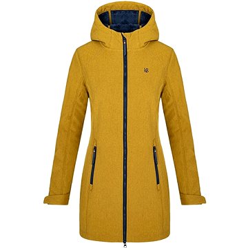 LOAP LECIKA dámský softshell kabát žlutá žíhaná | modrá - Kabát