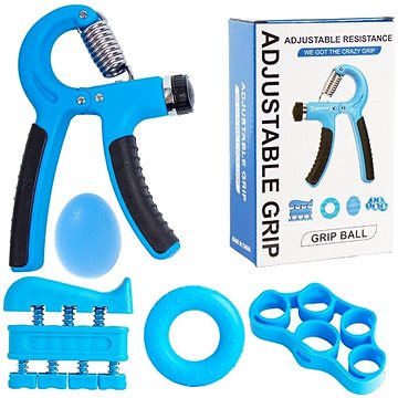 

Merco Grip 5 sada na posilování rukou modrá