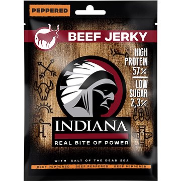 

Indiana Jerky beef Peppered 25g