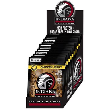 

Indiana Jerky kuřecí Original 375g - display (15 x 25g)