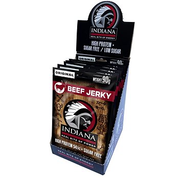 

Indiana hovězí Original 720g display (8 x 90g)