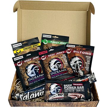 

Indiana Jerky dárková kazeta 163g - 7 ks