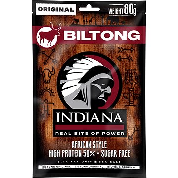 

Indiana Biltong hovězí Original 80g