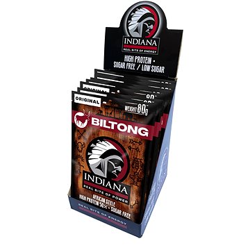 

Indiana Biltong hovězí Original 640g - display (8 x 80g)