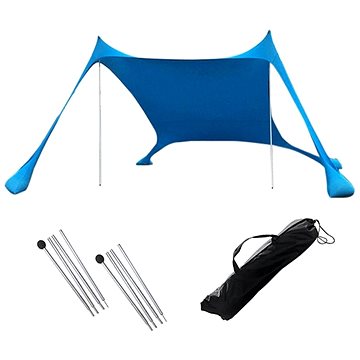 

Surtep Přístřešek na pláž Shade Aluminium s UV 50+ - 300 × 300 × 200 cm Barva Modrá