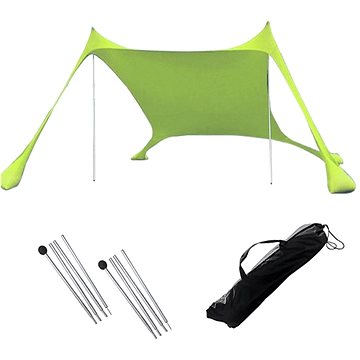 

Surtep Přístřešek na pláž Shade Aluminium s UV 50+ - 300 × 300 × 200 cm Barva Zelená