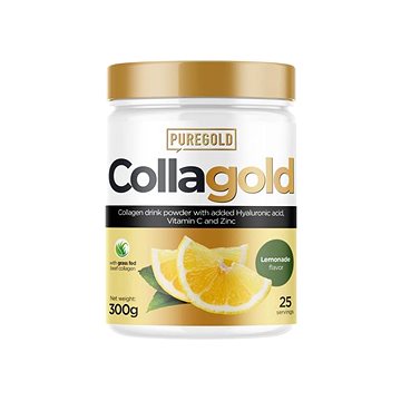

PureGold CollaGold + kys. hyaluronová 300 g, citron