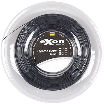 

Hydron Hexa tenisový výplet 200 m černá 124