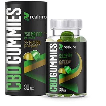 Reakiro CBD Gummies 750 mg, 30 ks - CBD