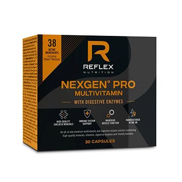 

Reflex Nutrition Nexgen® PRO + Digestive Enzymes 30 kapslí