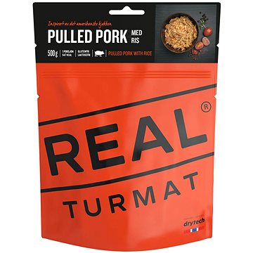 

REAL TURMAT Trhané vepřové maso s rýží 500 g