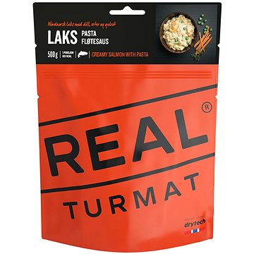 

REAL TURMAT Losos s těstovinami v krémové omáčce 500 g