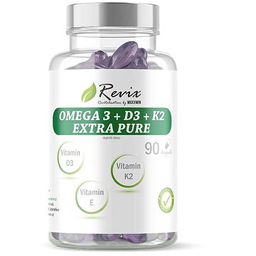

Revix Omega 3 + D3 K2 E, 90 kapslí