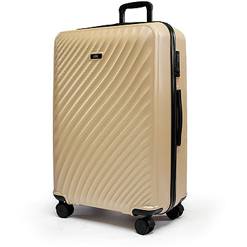 ROWEX Velký rodinný cestovní kufr s TSA zámkem Roseline, šampaňský
