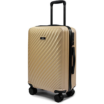 ROWEX Příruční kabinový cestovní kufr s TSA zámkem Roseline, šampaňský