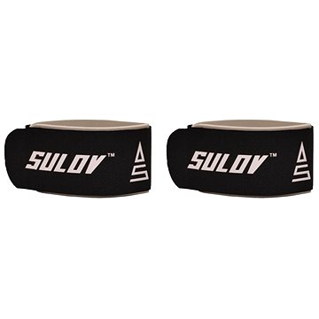 

Sulov na sjezdové lyže, pár, černo-bílý