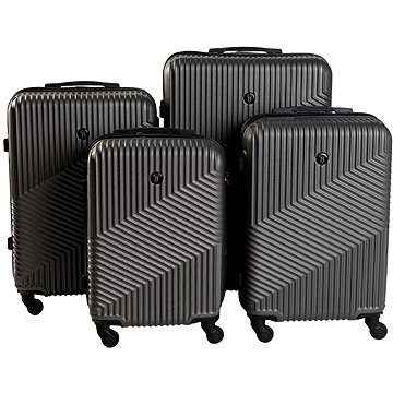 

BERTOO cestovní kufr Milano - tmavě šedý set 4v1